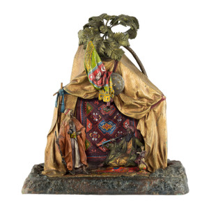 A Fine Cold Painted Austrian Bronze Sculpture by Chotka A Fine Cold Painted Austrian Bronze Sculpture by Chotka