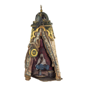 A Fine Cold Painted Austrian Bronze Sculpture of an Arab Man in a Tent by Franz Bergman A Fine Cold Painted Austrian Bronze Sculpture of an Arab Man in a Tent by Franz Bergman