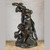 A Fine Quality Patinated Bronze Sculpture of Grecian Style Female with Putti by Auguste Moreau