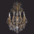 Gilt Bronze and Crystal Twelve-Light Chandelier