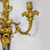 High Quality Pair of Louis XVI Style Three-Light Gilt and Patinated Bronze Wall Sconces  High Quality Pair of Louis XVI Style Three-Light Gilt and Patinated Bronze Wall Sconces