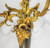 High Quality Pair of Louis XVI Style Three-Light Gilt and Patinated Bronze Wall Sconces  High Quality Pair of Louis XVI Style Three-Light Gilt and Patinated Bronze Wall Sconces