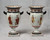 Pair of 19th Century French Porcelain Greek-Revival Style Vases