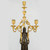 Fine Quality Pair of Patinated and Gilt-Bronze and Marble Three-Light Candelabra Fine Quality Pair of Patinated and Gilt-Bronze and Marble Three-Light Candelabra