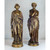 A Fine Quality Pair of Patinated Bronze Statues Depicting Sappho and Hélène by Jean-Baptiste Clésinger