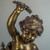 Fine Quality Patinated Bronze Sculpture of a Girl with Doll by Auguste Moreau