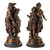 Fine Quality Pair of Patinated Bronze Sculptures by Hippolyte Moreau