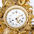 A. Beurdeley Paris Highly Important Louis XVI Style Gilt Bronze Clockset by Beurdeley