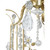 A Fabulous Gilt-Metal and Rock Crystal Cage-Formed Eight-Light Chandelier A Fabulous Gilt-Metal and Rock Crystal Cage-Formed Eight-Light Chandelier