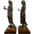 A Fine Quality Pair of Bronze Egyptian Figural Sculptures by Émile Louis Picault