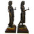 A Fine Quality Pair of Bronze Egyptian Figural Sculptures by Émile Louis Picault