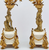 Pair of Louis XVI Style Gilt-Bronze and Marble Three-Light Candelabra