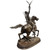 Dynamic Bronze Statue of a Falconer by Pierre-Jules Mene (French, 1810-1879)