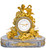 Important Louis XV Style Gilt-Bronze and Marble Clock  Important Louis XV Style Gilt-Bronze and Marble Clock