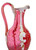 Bohemian Glass Pitcher with Jewel Painting and White Enamel   Bohemian Glass Pitcher with Jewel Painting and White Enamel