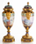 Unique Sevres-Style Opulence: Hand-Painted Porcelain Urns by F. Bellanger