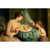 Important pair of beautiful oil paintings by Fritz Zuber-Buhler, titled "The New Arrival" and "After Bath" Important pair of beautiful oil paintings by Fritz Zuber-Buhler, titled "The New Arrival" and "After Bath"