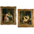 Important pair of beautiful oil paintings by Fritz Zuber-Buhler, titled "The New Arrival" and "After Bath" Important pair of beautiful oil paintings by Fritz Zuber-Buhler, titled "The New Arrival" and "After Bath"