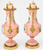 Outstanding Pair of  Gilt-Bronze Mounted  Jeweled Porcelain  Covered Vases