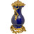 Large Pair of Ormolu Mounted Cobalt Sèvres Style Porcelain Vases