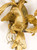 Four Rococo Style Gilt Bronze Three Light Parrot Sconces