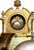Napoleon III Gilt-Bronze, Glass and Champlevé Enamel Mantel Clock