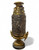 Large Neoclassical French Gilt and Silvered Bronze Vase