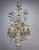 Pair of Rock Crystal Four-Light Jardiniere Sconces