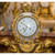 A Very Fine French Ormolu and White Marble Three-Piece Clock Set Garniture A Very Fine French Ormolu and White Marble Three-Piece Clock Set Garniture