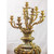 Pair of Gilt Bronze and Verde Antico Marble Seven-Light Candelabras Pair of Gilt Bronze and Verde Antico Marble Seven-Light Candelabras