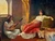 A Fine Painting of a Lounging Odalisque in a Harem by Vincent Stiepevich