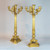 Pair of 19th Century Six-light Gilt Bronze Empire Candelabras Pair of 19th Century Six-light Gilt Bronze Empire Candelabras