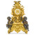Napoleon III Gilt and Patinated Bronze Mantle Clock