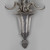 Pair of Silvered Bronze Three-light Caldwell Sconces Pair of Silvered Bronze Three-light Caldwell Sconces