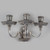 Pair of Silvered Bronze Three-light Caldwell Sconces Pair of Silvered Bronze Three-light Caldwell Sconces