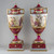 A Fine Neoclassical-style Royal Vienna Porcelain Covered Urns