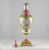 Stunning Quality Sèvres Gilt Porcelain Pink Iridescent Glaze Portrait Vase and Cover 