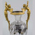 French Gilt-Bronze and Glass Clock Garniture French Gilt-Bronze and Glass Clock Garniture
