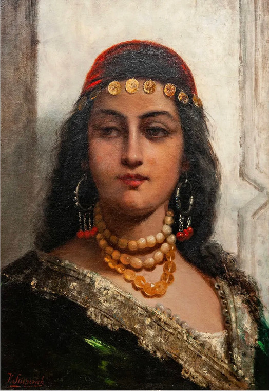 Vincent Stiepevich (Russian, 1841-1910) Oriental Female Portrait,