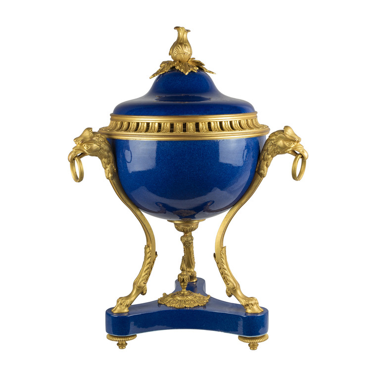 A Magnificent French Bronze-mounted Porcelain Centerpiece