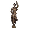 Monumental Patinated Bronze Allegorical Sculpture 