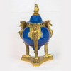 Sèvres Style Cobalt Blue Glaze and Ormolu Mounted Brule Parfums 