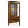 French Brèche d'Alep marble top gilt-bronze mounted kingwood vitrine