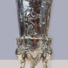 Pair of Silvered Bronze Lamps 