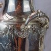 Pair of Silvered Bronze Lamps 