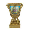 Figural Gilt Bronze Mantel Clock Three-piece Garniture