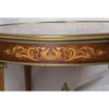 Neo-classical Ormolu-mounted Parquetry and Satinwood Marquetry Center Table