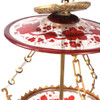 Ormolu-Mounted Bohemian Enameled Glass Hanging Fixture