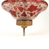 Ormolu-Mounted Bohemian Enameled Glass Hanging Fixture