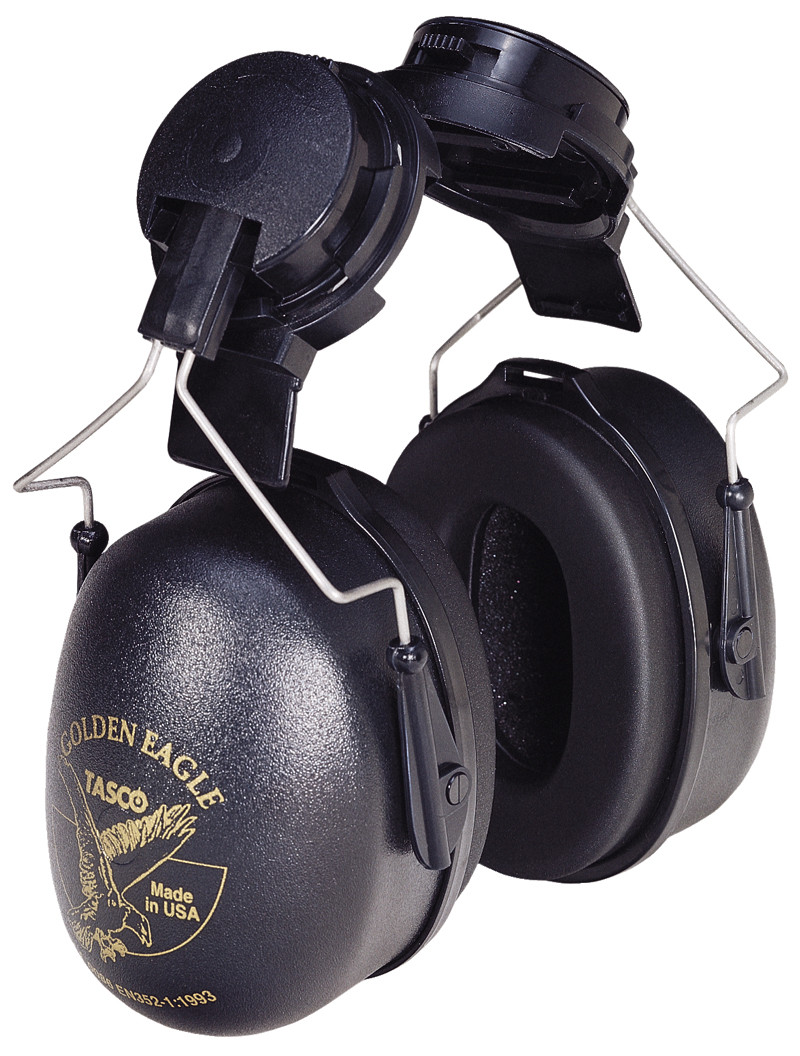Tasco Golden Eagle Hard Hat Model Ear Muffs (NRR 26) - Special